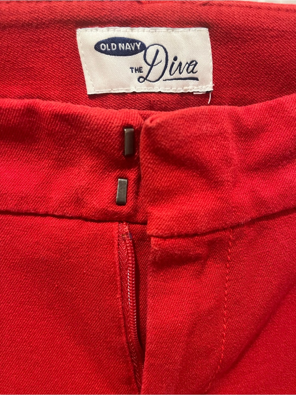 Old Navy Red low Rise Pants - The Diva